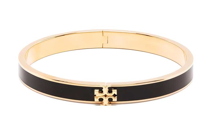 TORY BURCH TORY BURCH Kira Double T Logo Plaque Bracelet