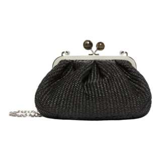 WEEKEND MaxMara Cotton Clutch Small Women's Black