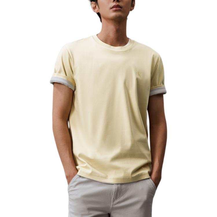 CALVIN KLEIN T Shirt Men's Soybean Juice Yellow