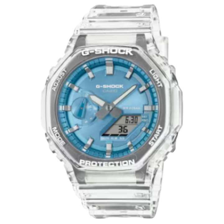 CASIO CASIO 2100 Collection Eight Prince Quartz Movement Resin Strap Watch Unisex Blue Dial