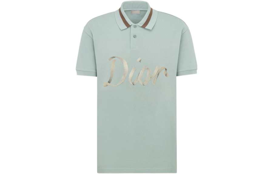 DIOR Quarterly New Products Polo Shirt Men's Green