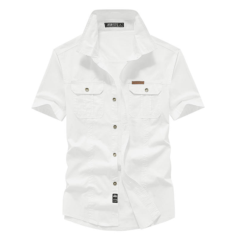 JEEP SPIRIT Shirts Men's Lapel Thin Other