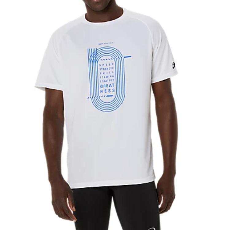 ASICS ASICS SHORT SLEEVE TOP T Shirt Men's Bright White