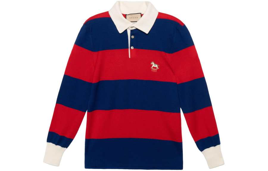 GUCCI Polo Shirt Men's Multicolor