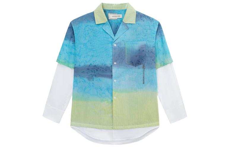 Feng Chen Wang Feng Chen Wang Shirts Men's Multicolor Lapel Moderate