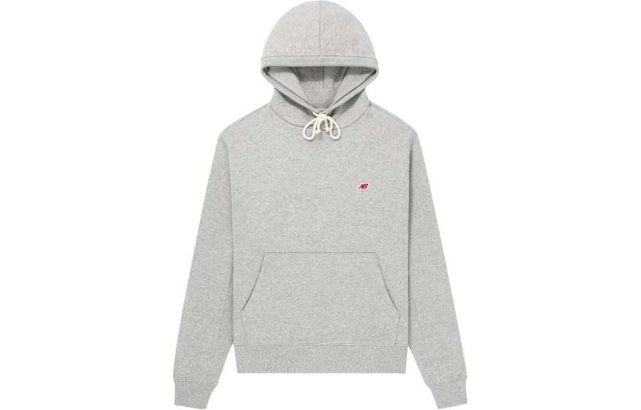 New Balance New Balance Logo Embroidered Drawstring Hoodie
