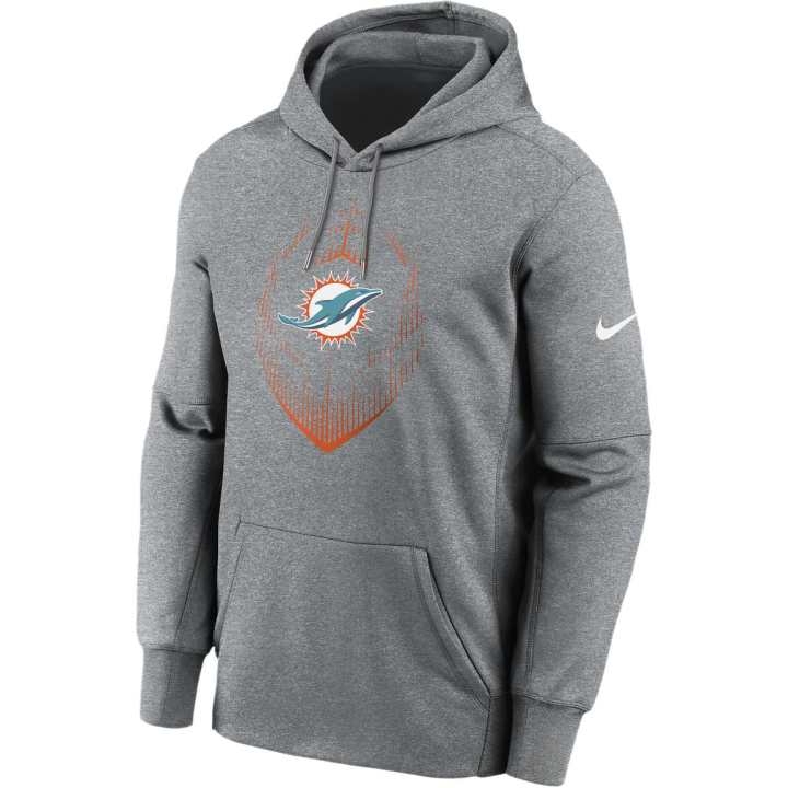 Nike Nike Miami Dolphins Icon Men's Nike Therma Nfl Pullover Hoodie