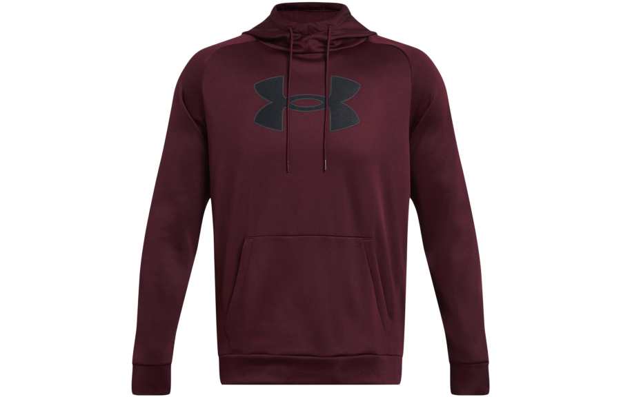 Under Armour Fleece Sweatshirts Men's Dark Umber Hooded Moderate Regular