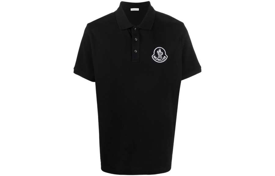 Moncler SS22 Polo Shirt Men's Black