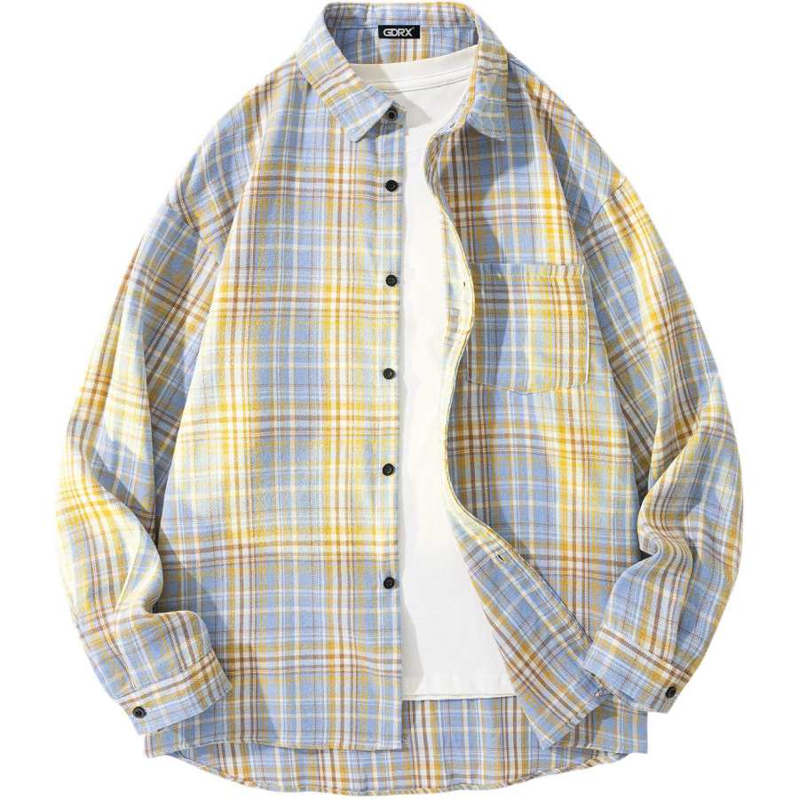 GDRX GDRX Shirts Unisex Lapel Moderate Shirt