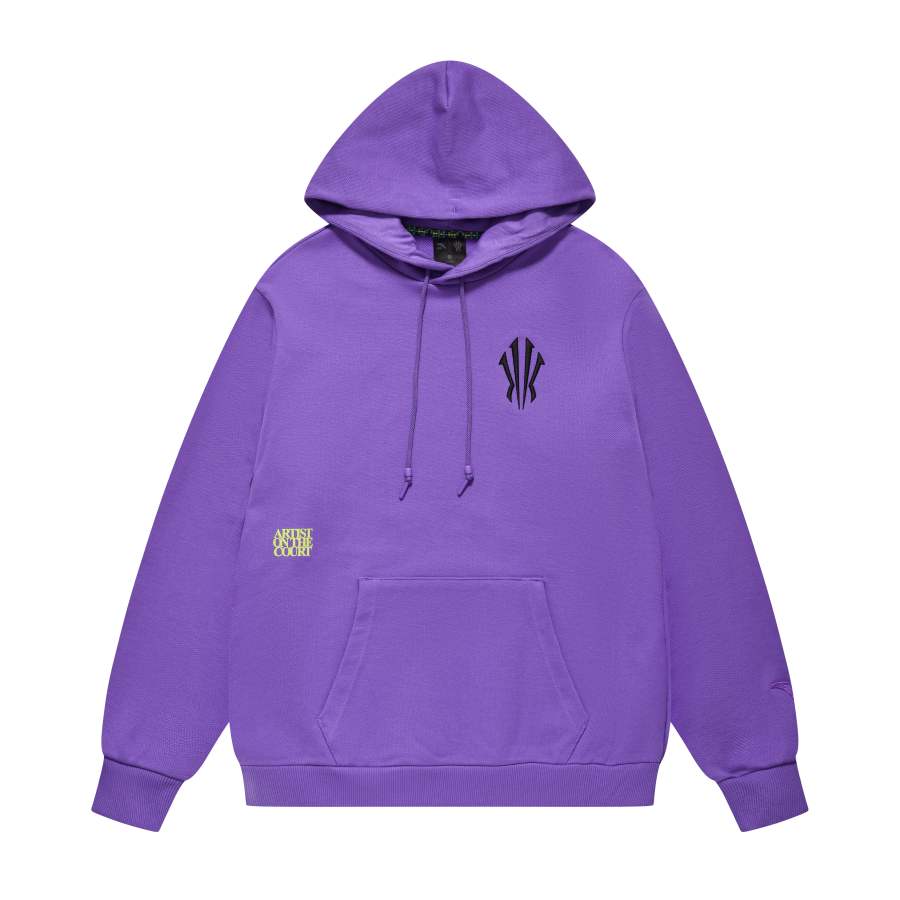 Anta Sweatshirt Unisex Fluorescent Grape Purple
