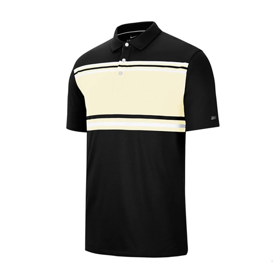 Nike Nike Polo Shirts Men's Black Polo Collar Moderate Straight Fit