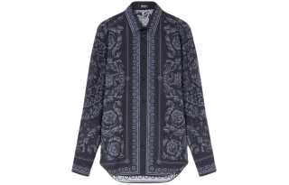 VERSACE Barocco Printed Button-Up Shirt