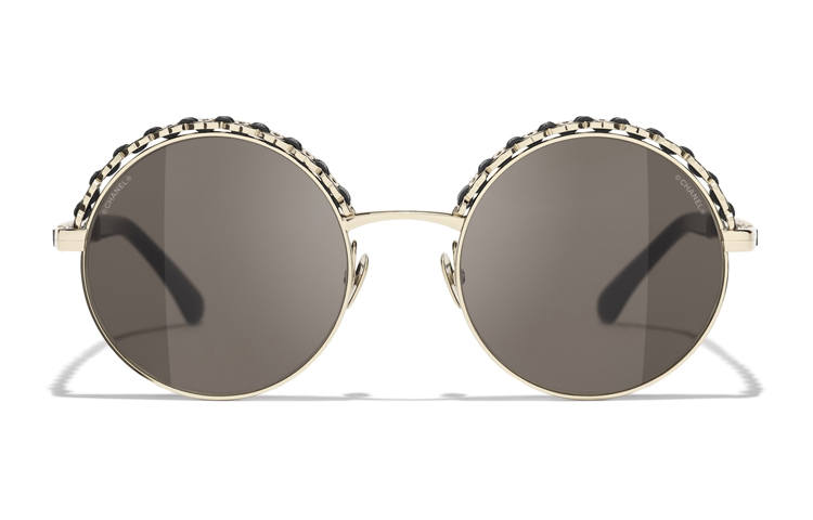 CHANEL CHANEL Round Sunglasses Women's