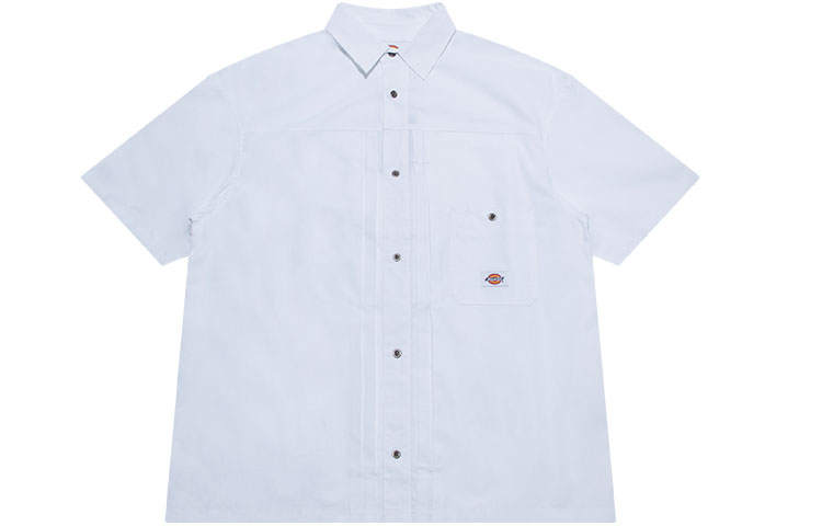 Dickies Dickies Shirts Unisex White Square Collar Moderate Shirt
