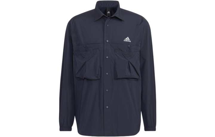 Adidas Adidas Shirts Men's Ink Blue Lapel Moderate Other