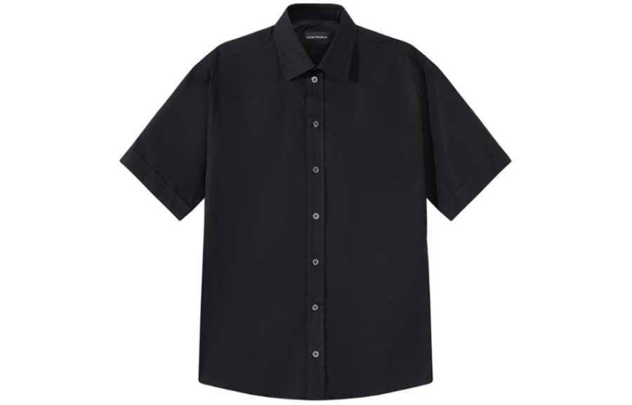 EMPORIO ARMANI SS24 Shirt Men's Black