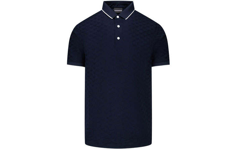 EMPORIO ARMANI SS21 Polo Shirt Men's Navy Blue