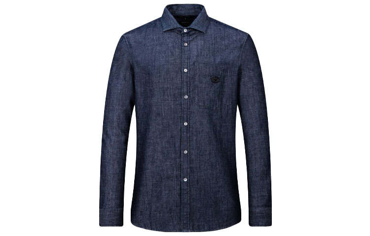 EMPORIO ARMANI Shirt Men's Dark Blue