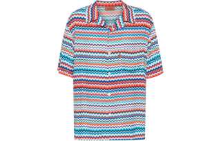 MISSONI Zigzag print Bowling Shirt