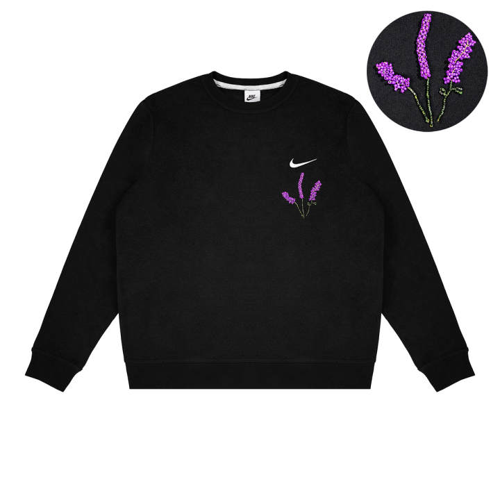 Nike Nike Sweatshirts Unisex Black Crew Neck Moderate Regular