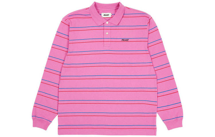 PALACE Polo Shirts Unisex Pink Moderate