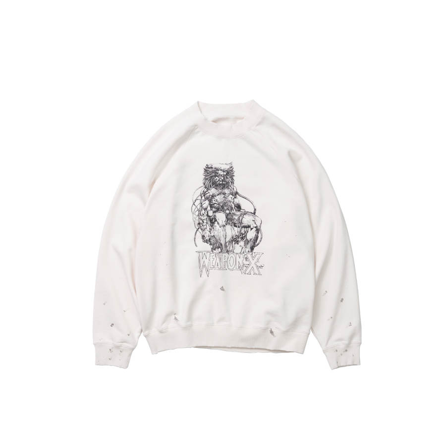 XVESSEL X MARVEL/ Sweatshirts Unisex White Crew Neck Moderate Other