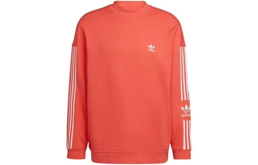 Adidas Originals Sweatshirts Unisex Orange Crew Neck Moderate Other