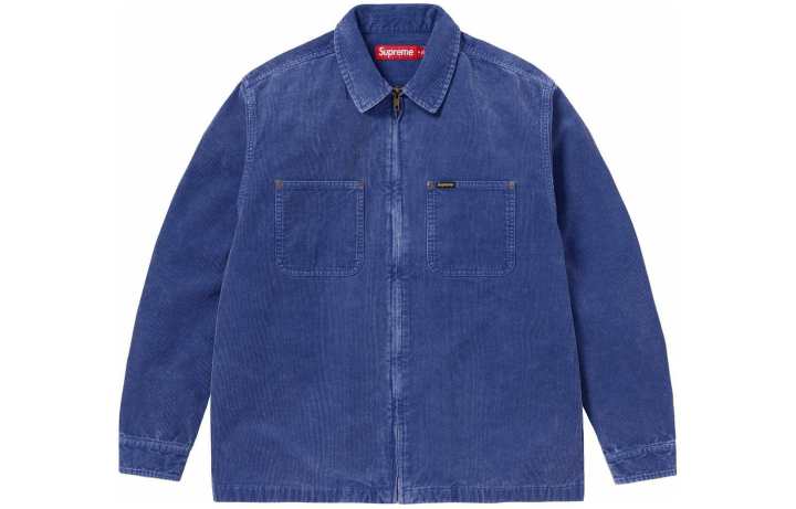 Supreme Supreme Washed Corduroy Zip Up Shirt