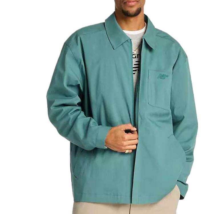 New Balance New Balance Coaches Numeric Twill Jackets & Coats Men's Green