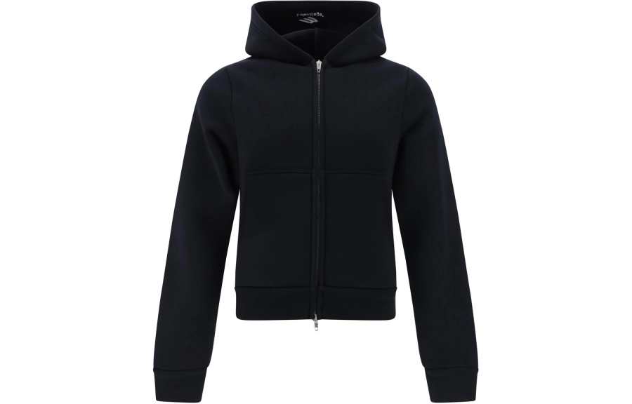 Balenciaga Cropped Zip Hoodie