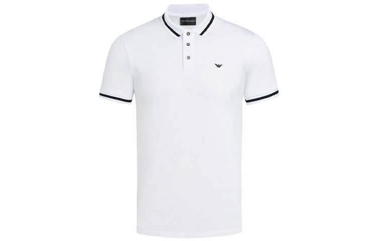 EMPORIO ARMANI Polo Shirt Men's White