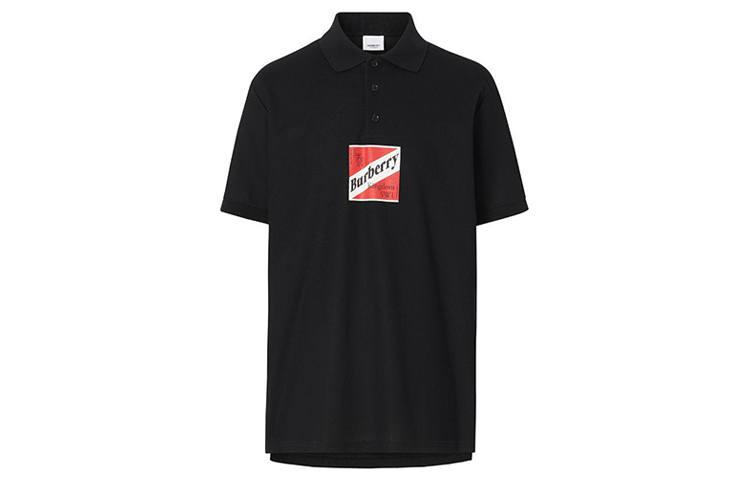 Burberry Polo Shirt Men's Black