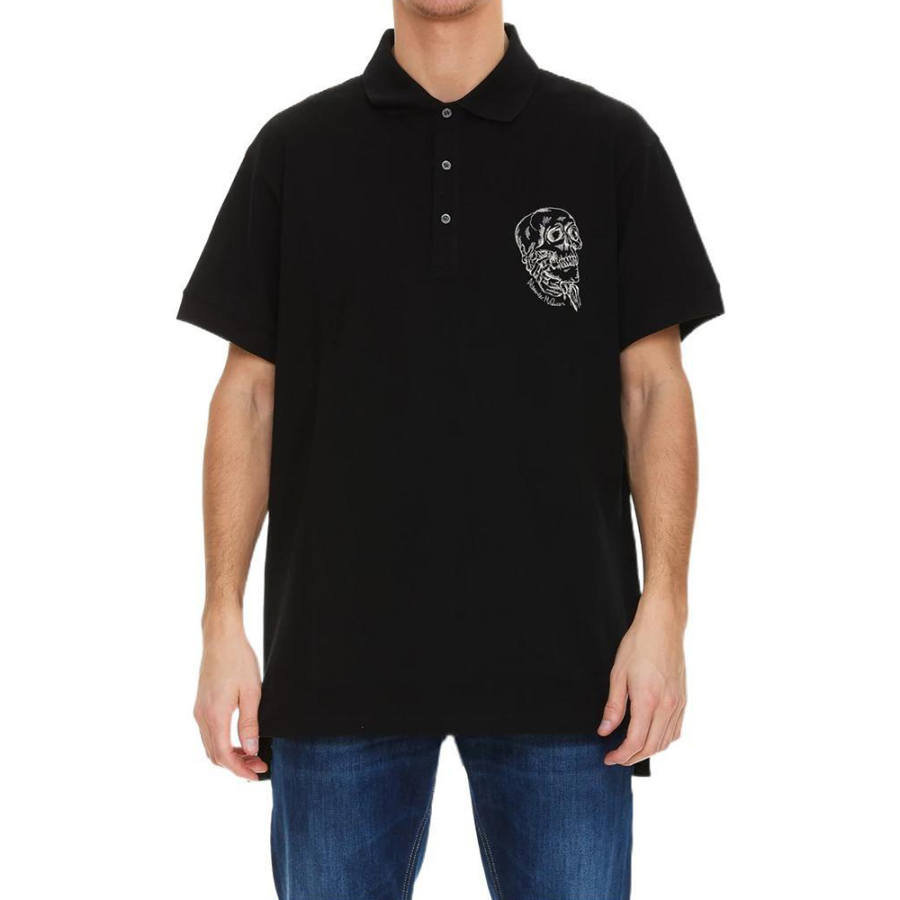 Alexander McQueen SS22 Polo Shirt Men's Black