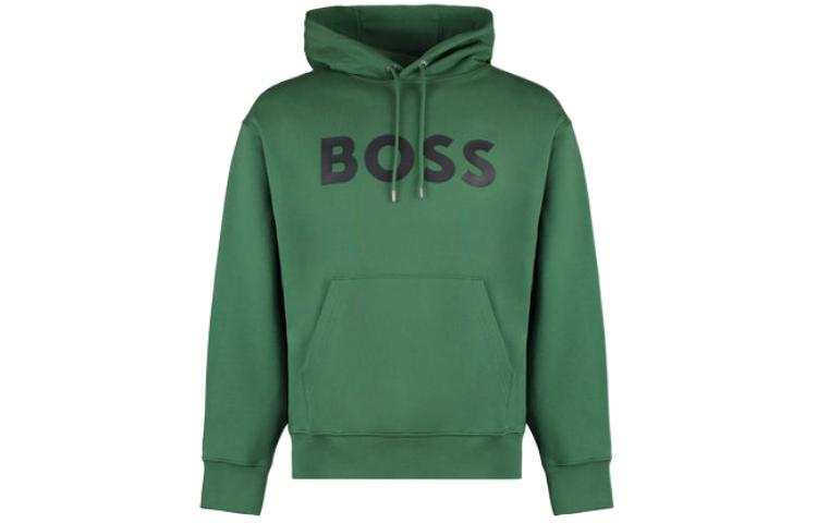 HUGO BOSS Logo print Cotton Hoodie