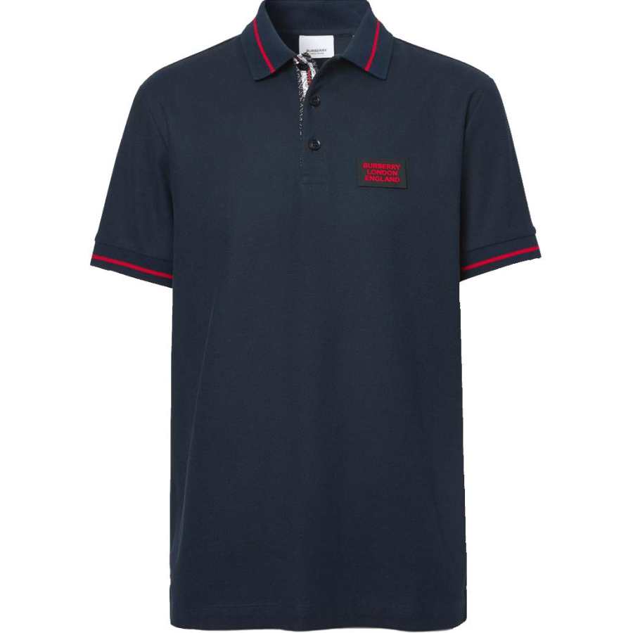 Burberry FW20 Polo Shirt Men's Marine Blue