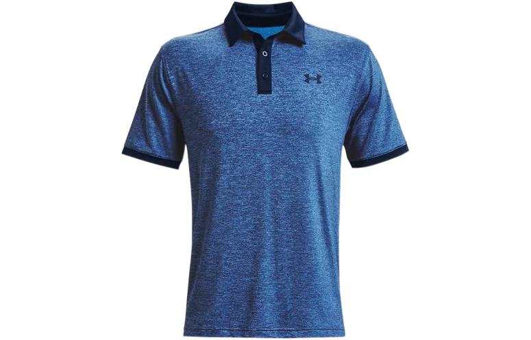 Under Armour Playoff 2.0 Polo Shirts Men's Blue Polo Collar Moderate Straight Fit