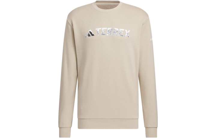 Adidas Adidas Graphic Crew Sweatshirt Men's Beige