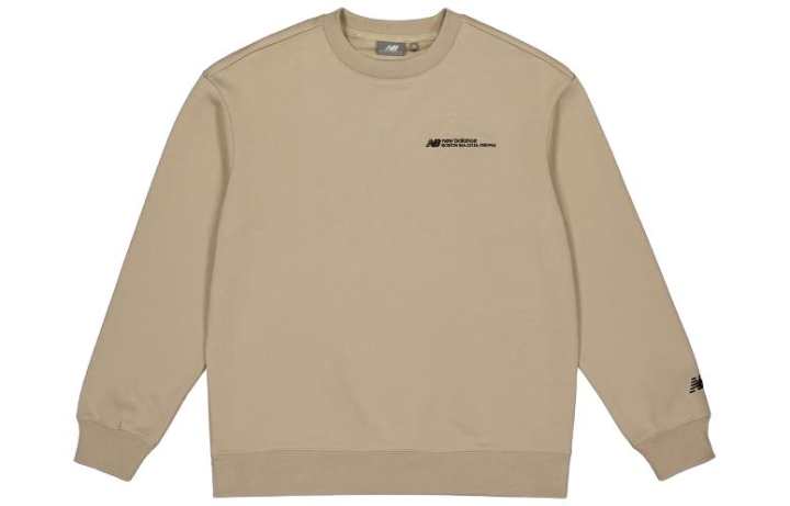 New Balance New Balance Sweatshirts Men's Khaki Crew Neck Moderate Regular