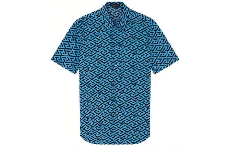 VERSACE VERSACE VERSACE Shirt Men's Blue