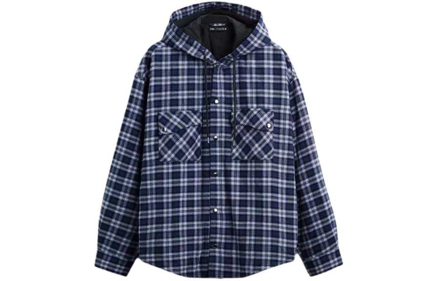 ZARA ZARA Shirts Men's Blue Moderate