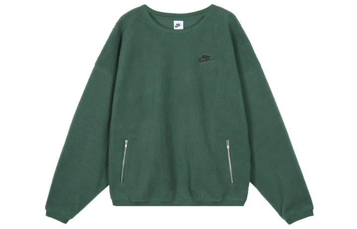 Nike Nike Sweatshirts Men's Fir Green Crew Neck Moderate Regular