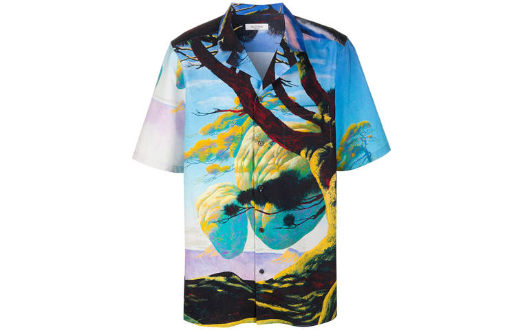 Valentino x Roger Dean Floating Island Vacation shirt