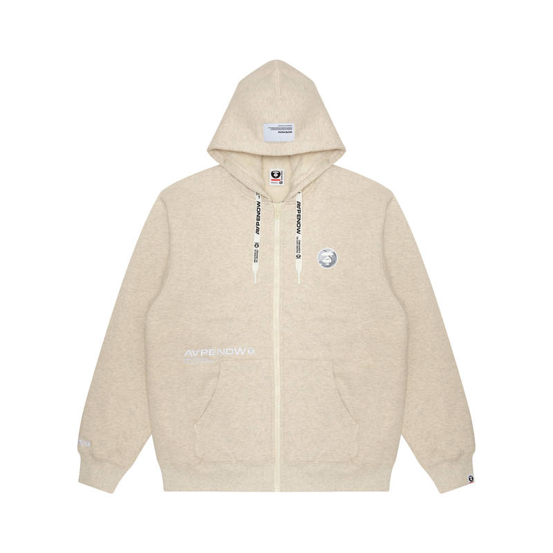 Aape Aape logo-appliqué hooded jacket