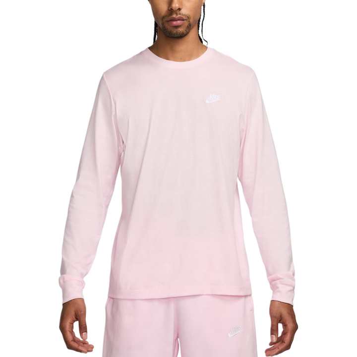 Nike Nike Sportswear Club T Shirt Men's Pink Foam