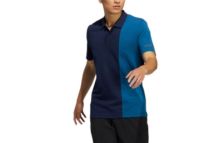 Adidas Adidas Polo Shirts Men's Blue Polo Collar Moderate Other