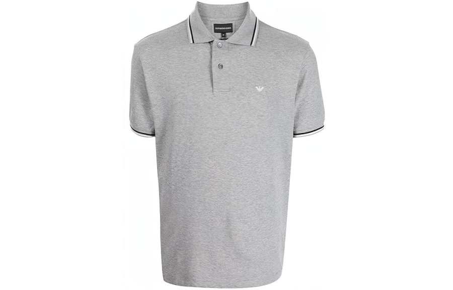 EMPORIO ARMANI FW21 Polo Shirt Men's Gray