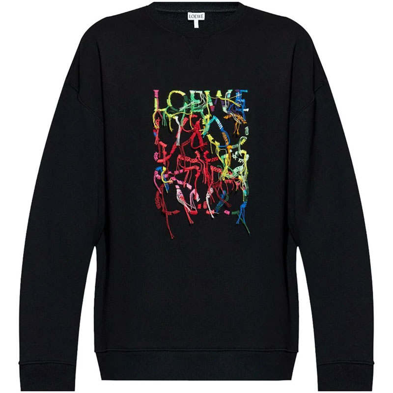 LOEWE LOEWE Logo Embroidered Crewneck Sweatshirt