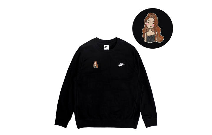 Nike Nike Sweatshirts Men's Black Crew Neck Moderate Regular