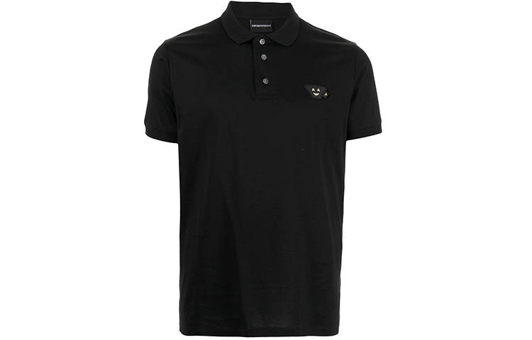 EMPORIO ARMANI FW21 Polo Shirt Men's Black